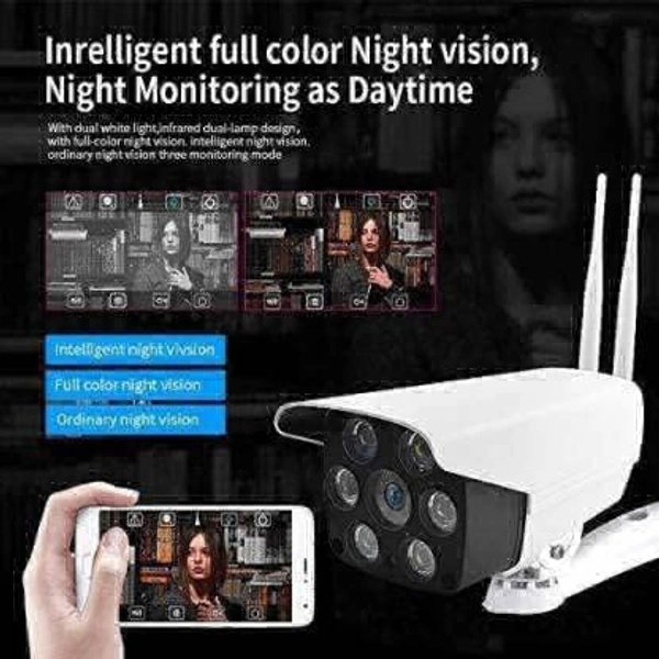 HD 1080P WiFi IP Camera Surveillance 2.0MP 4MP Wireless Outdoor Waterproof Color Night Vision CCTV Camera Cloud Storage P2P Outdoor Bullet