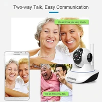 MultipleXR2 Pro {Upgraded} HD Smart WiFi Wireless IP CCTV Security Camera | Night Vision | 2-Way Audio | Support 64 GB Micro SD Card SlotVisit the Conbre Stor