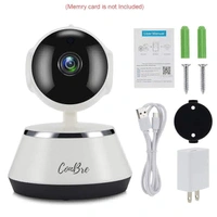 MiniXR V380 Pro Wireless HD Security CCTV Camera Night Vision Supports up to 64gb SD Card (White)