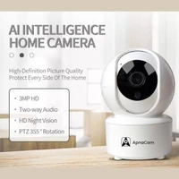 AI Smart Home Security Camera with 1080 Full HD | Wireless/WiFi | 360 Degree Viewing | Motion Detection | Two Way Communication | Infrared Night Vision | Pan- Tilt Zoom | SD Card Slot.
