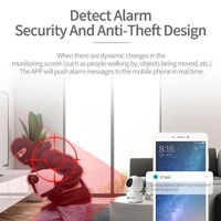 AI Smart Home Security Camera with 1080 Full HD | Wireless/WiFi | 360 Degree Viewing | Motion Detection | Two Way Communication | Infrared Night Vision | Pan- Tilt Zoom | SD Card Slot.