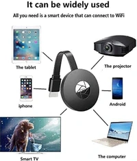 HDMI 4K Mirarcast Wi-Fi Wireless Display Dongle/DLNA Wireless HDMI Screen Mirroring Wi-Fi Adaptor (Cromecast)