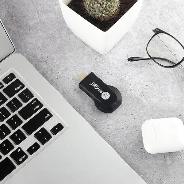 Anycast Wireless WiFi 1080P HDMI Display TV Dongle Receiver Black