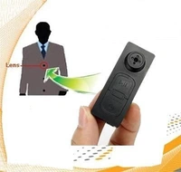 Spy Camera Mini Pocket Button Hidden Spy Video Camera with Motion Detection 1280x480p HD Recording (Black)