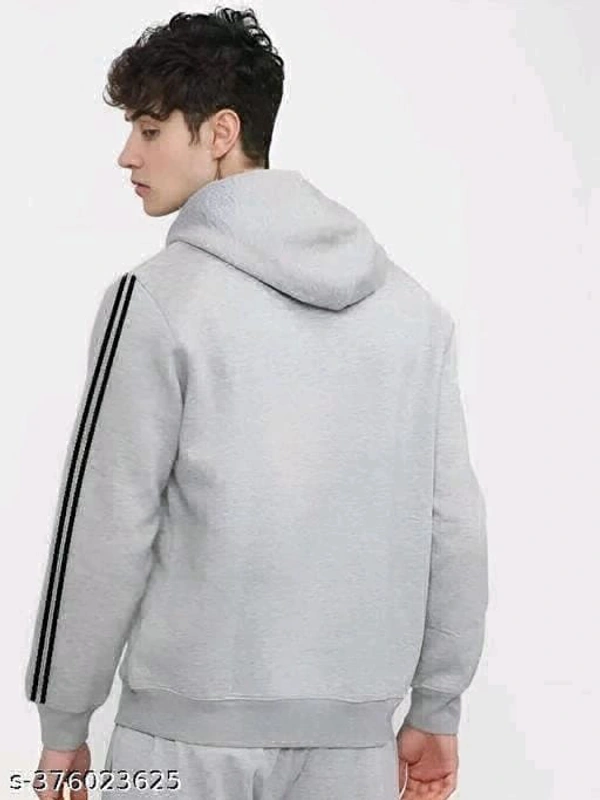 United Style  Mens Grey Hoodie  - Gray, M