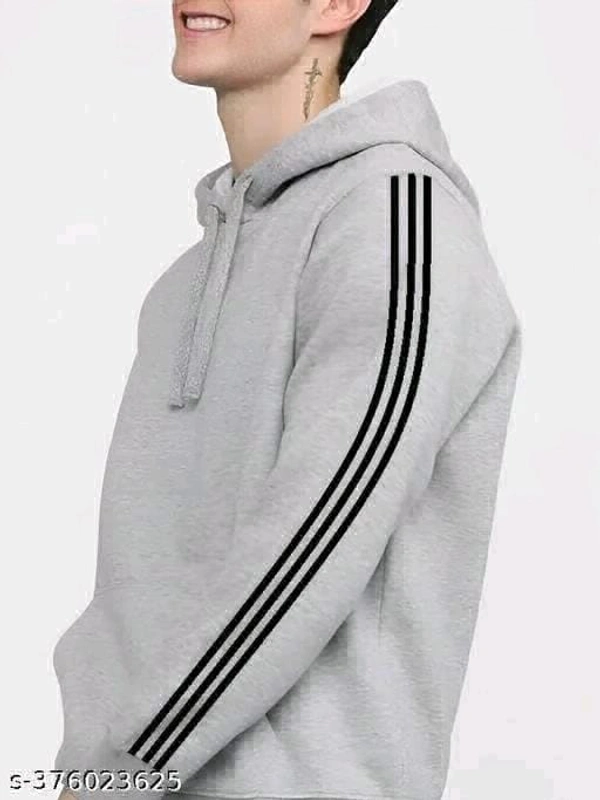 United Style  Mens Grey Hoodie  - Gray, M
