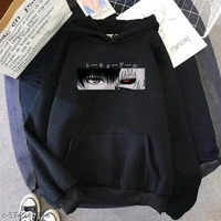 United Style  Anime Printed Hoodie  - Gray, S