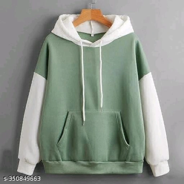 United Style Mens Premium Double Colour Hoodie  - S