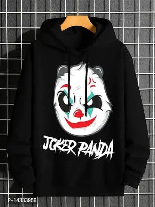 United Style  Graphic Oversized Hoodie  - Black, M