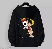 United Style  Unisex Oversized Graphic Hoodie  - Black, M