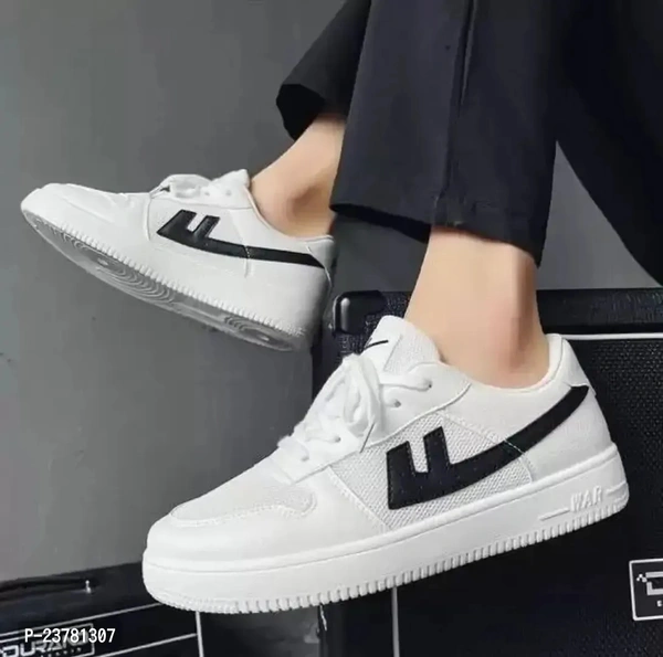 United Style White Sneakers / Shoes - White, 10