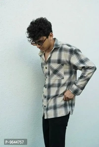 United Style Casual Shirt / Checks Shirt / Denim Shirt - XL