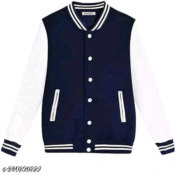 United Style  Varsity Jacket  - Navy Blue, M