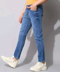 United Style Denim Jeans  - Royal Blue, 32
