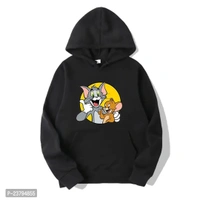 United Styles___ Oversized Graphic Hoodies  - Black, Select Size