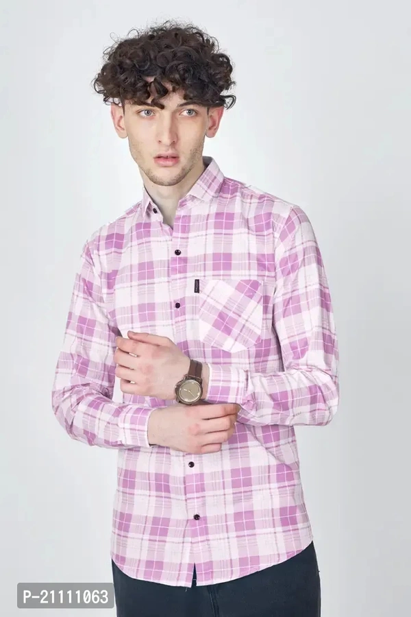United Styles_____ Mens Casual + Formal Shirt - Blush Pink, S