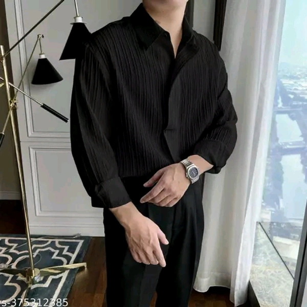 United Styles___ 🇺🇸  Mens Old Money American Shirt  - Black, S