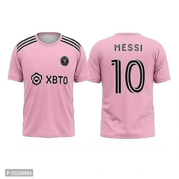 Unitedstyle_ ⚽️  Ronaldo And Messie Jerseys  - Pink Flamingo, XXl