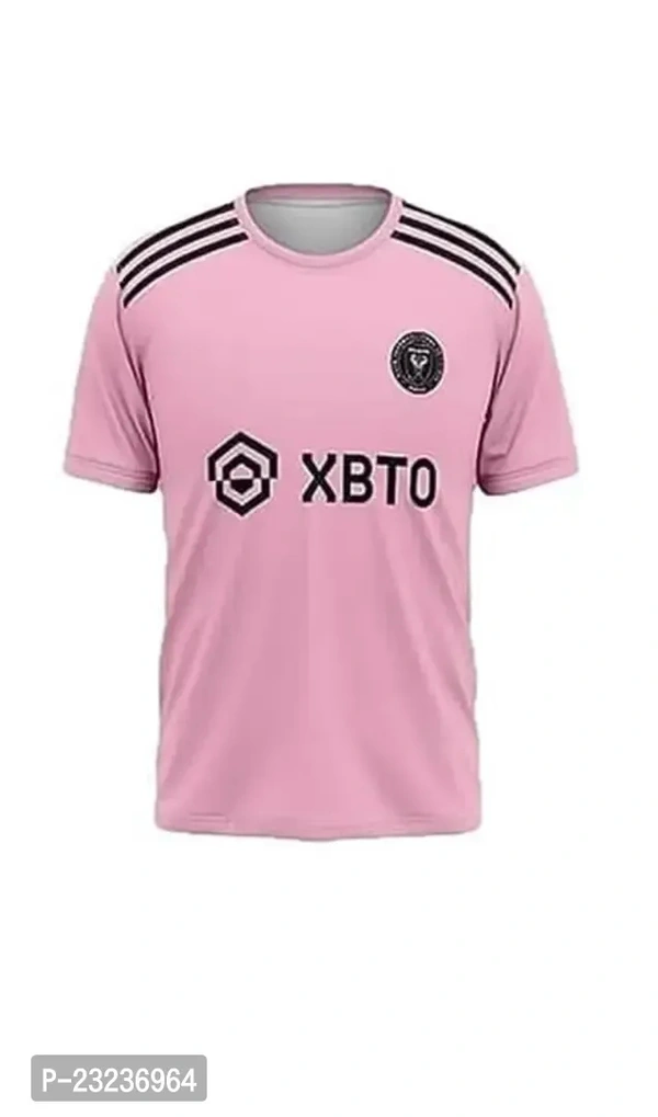 Unitedstyle_ ⚽️  Ronaldo And Messie Jerseys  - Pink Flamingo, M
