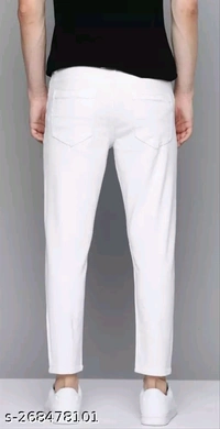 United Style Denim Jeans  - White, 28