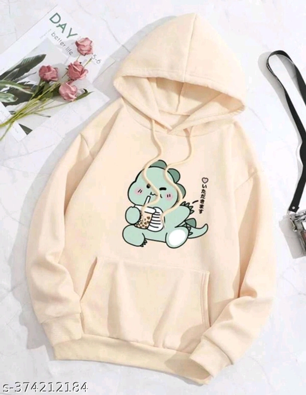 Unitedstyles__ 🇩🇰  Aesthetic Beige Glisty Hoodies  - BEIGE, L