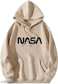 Unitedstyles__ 🇩🇰  Aesthetic Beige Glisty Hoodies  - BEIGE, L