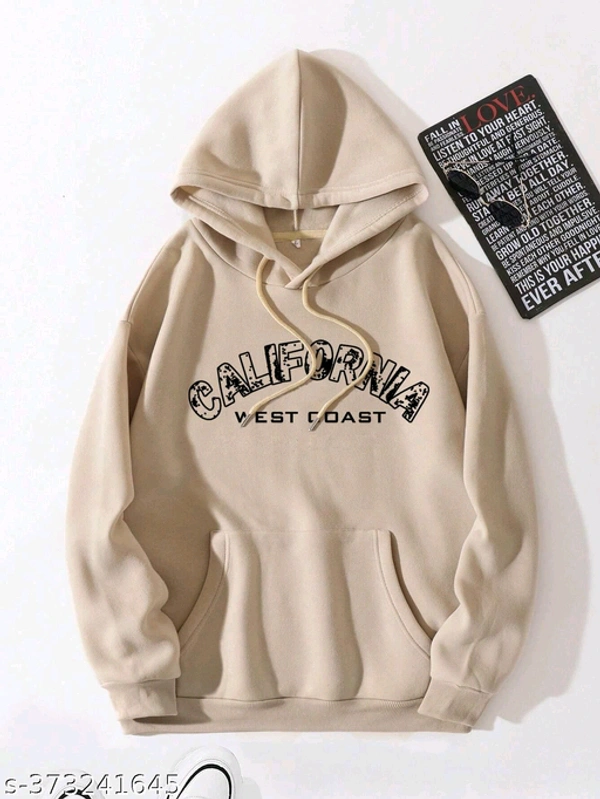 Unitedstyles__ 🇩🇰  Aesthetic Beige Glisty Hoodies  - BEIGE, M