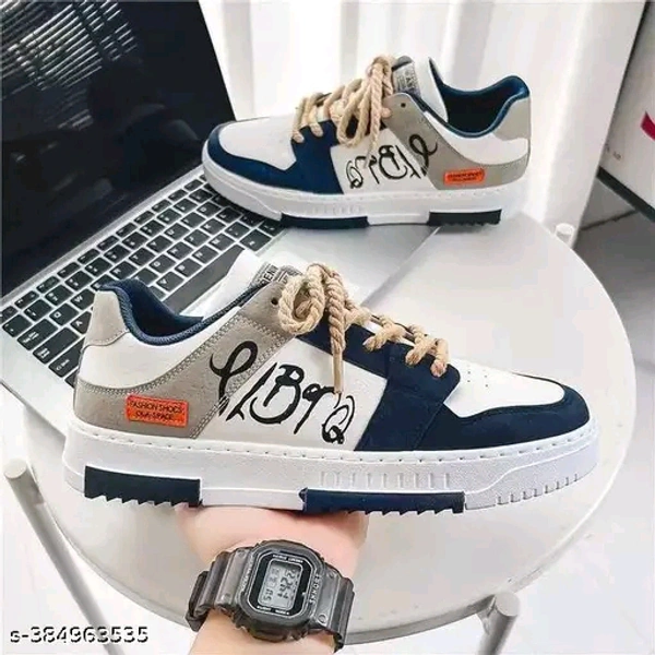 Unitedstyles__🇧🇷  Mens Denim + Casual Sneakers  - Dove Gray, Ind - 7