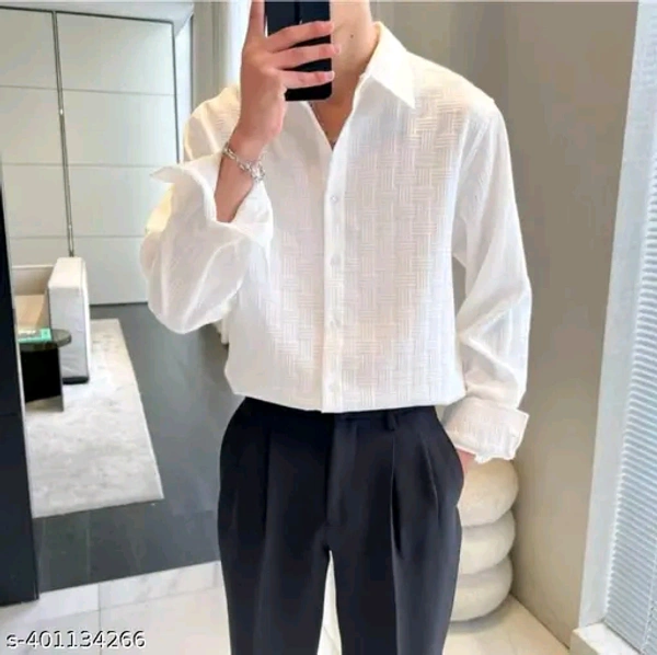 Unitedstyles 🇰🇷  Mens Korean Shirts  - White, M