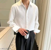 Unitedstyles 🇰🇷  Mens Korean Shirts  - White, M