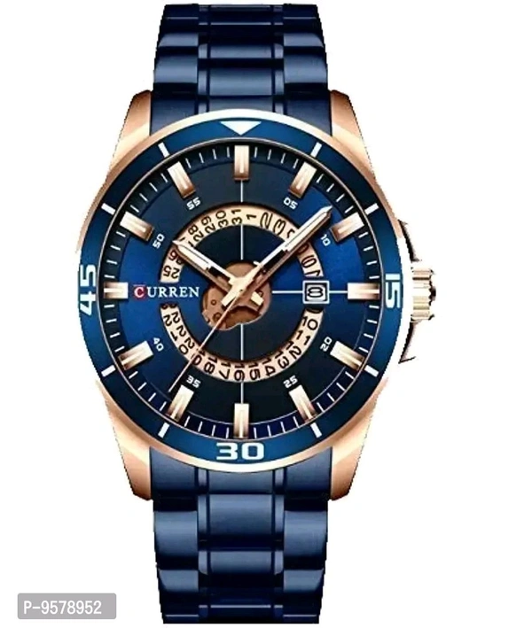 EST 🇨🇭  Mens Luxury Imported Wathes  - Caneticut blue