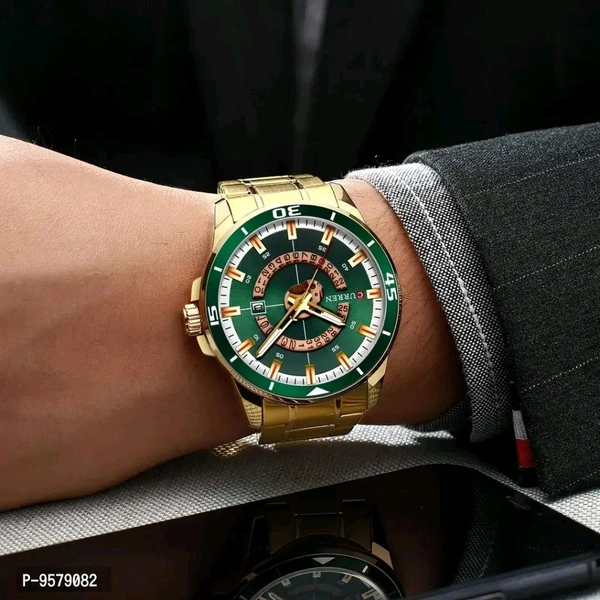 EST 🇨🇭  Mens Luxury Imported Wathes  - kings Golden