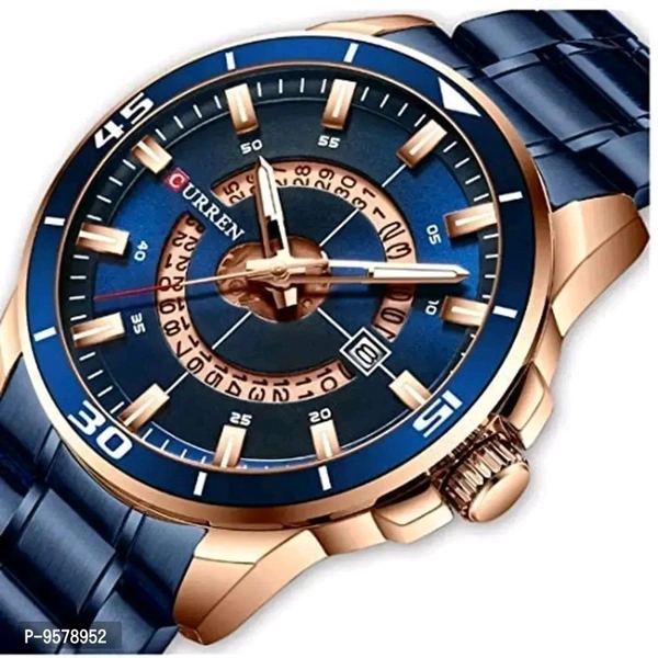 EST 🇨🇭  Mens Luxury Imported Wathes  - Caneticut blue