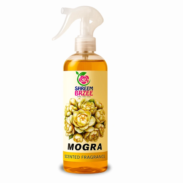 Fragrascent Mogra Bliss Room Freshener Spray - 250 ML | Long-Lasting Floral Elegance for Every Space - 250 ML, 250 ML