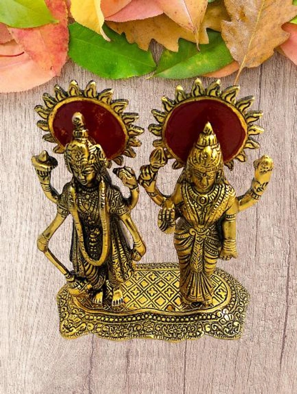 PJH Laxmi Narayan  - White Metal, Box, Golden