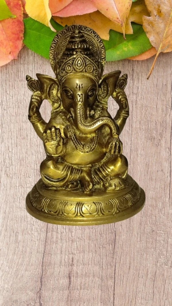 PJH Ganesh  - Brass, 1.5 Kg.