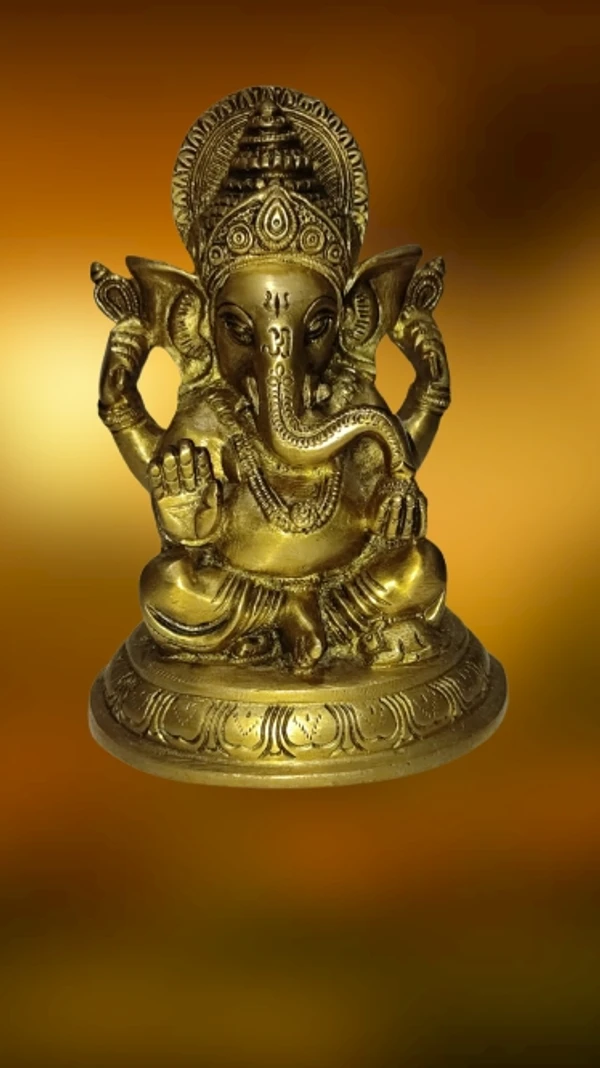 PJH Ganesh  - Brass, 1.5 Kg.