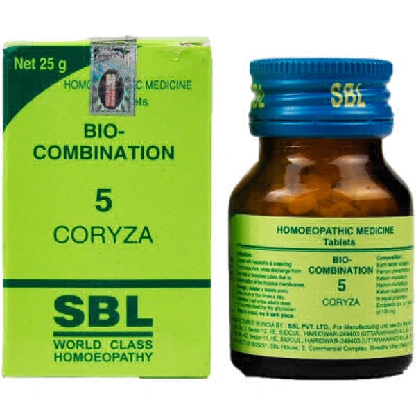 Bio-Combination No.5 for Coryza (Nasal Discharge) - 25gm