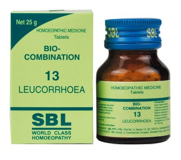 Bio-Combination No.13 for Leucorrhoea (White Vaginal Discharge) - 450gm