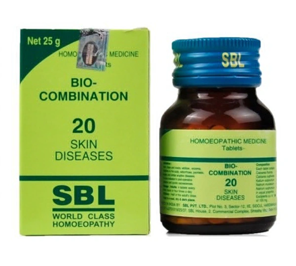 Bio-Combination No.20 for Skin diseases - 25gm