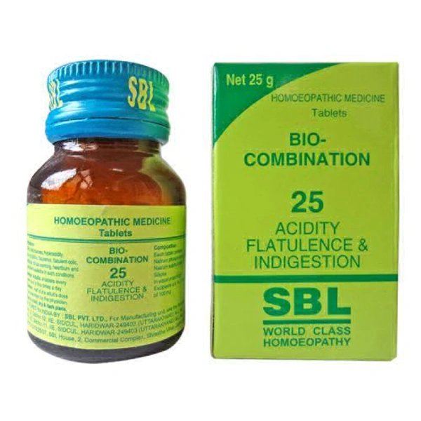 Bio Combination No.25 for Acidity, Flatulence, Indigestion - 25gm
