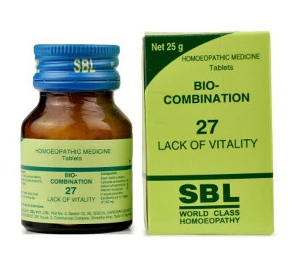 Bio-Combination No.27 for Lack Of Vitality - 25gm
