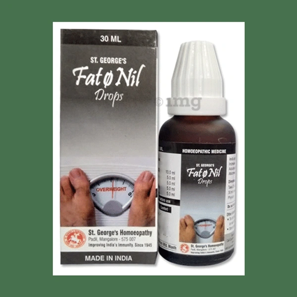 St. George's Homoeopathy FAT Ø NIL DROPS - 30ML