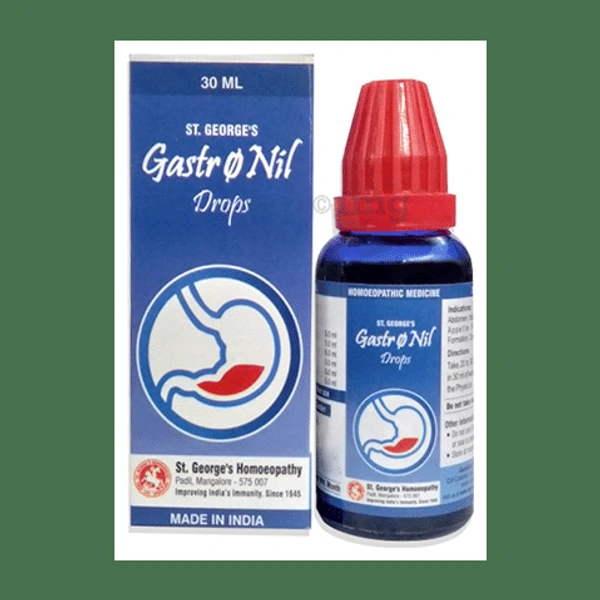 St. George's Homoeopathy GASTR Ø NIL DROPS - 30ML