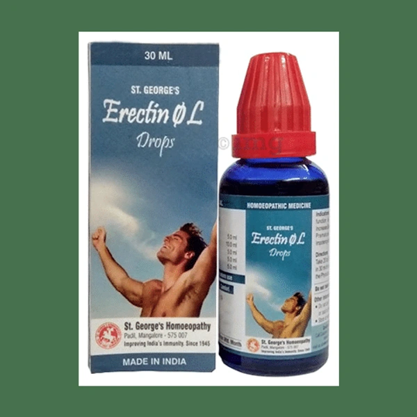 St. George's Homoeopathy ERECTIN Ø L DROPS - 30ML