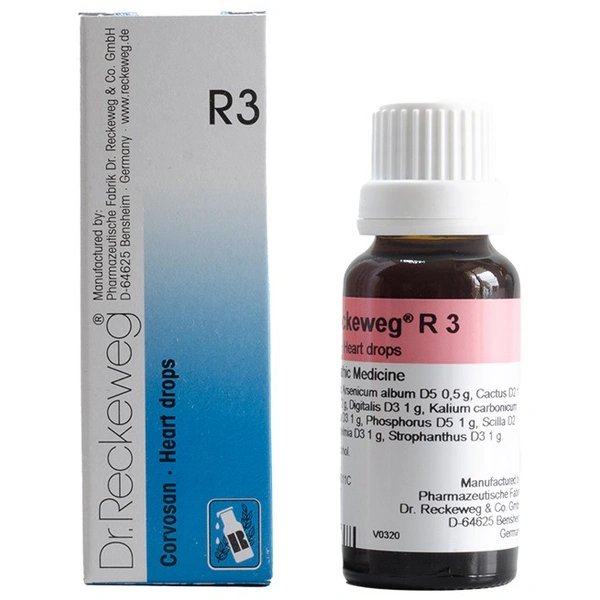 Dr. Reckeweg R3 Heart Drops -Blockage and Valvular