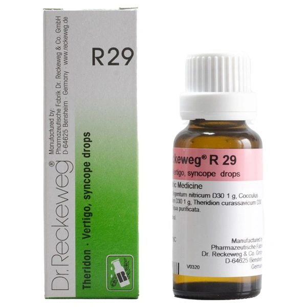 Dr. Reckeweg R29Vertigo , Syncope Drops