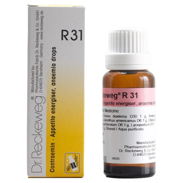 Dr. Reckeweg R31 Increases Appetite and Blood supply