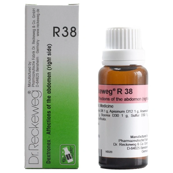 Dr. Reckeweg R38 Affections of the abdomen-right side