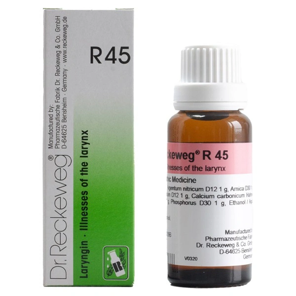 Dr. Reckeweg R45 Voice Hoarseness-illness of the larynx